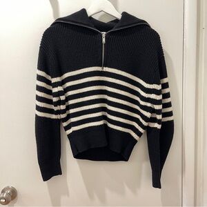 Cos blue and white stripes sweater